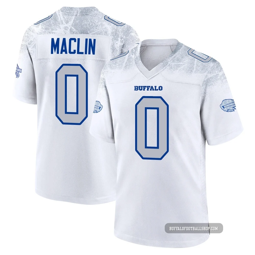 Ja'Mori Maclin ＃0 Buffalo Bills Game White Youth 2025 Rivalries Collection Jersey