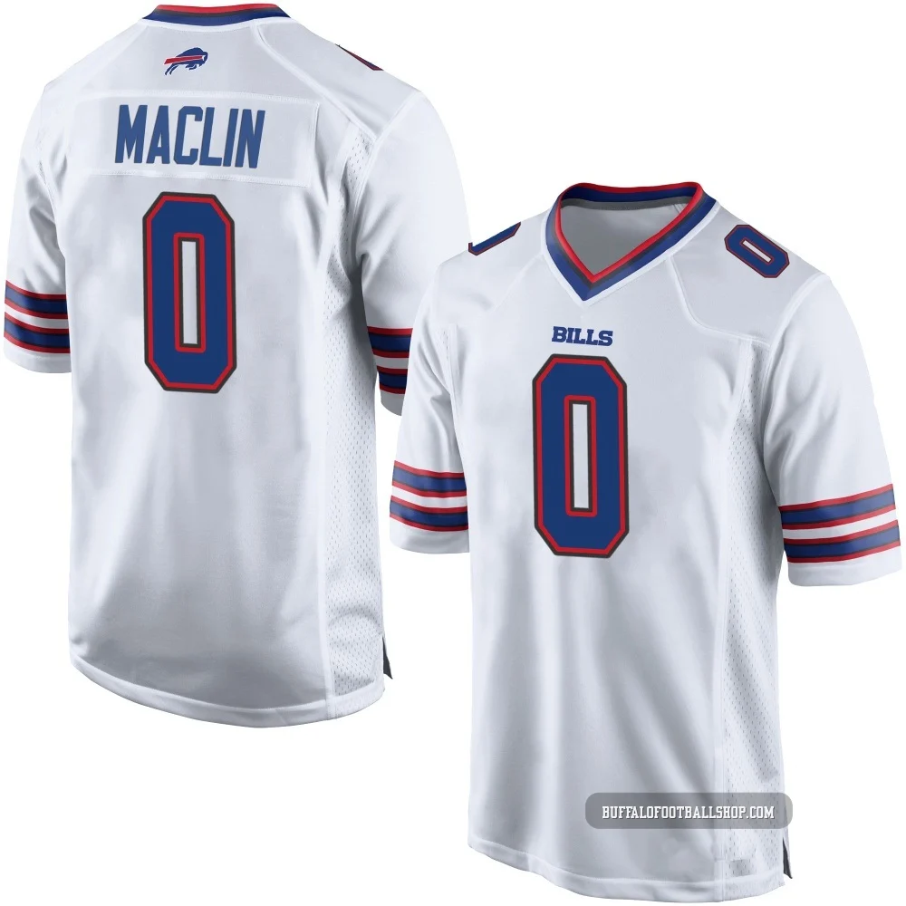 Ja'Mori Maclin ＃0 Buffalo Bills Game White Youth Jersey