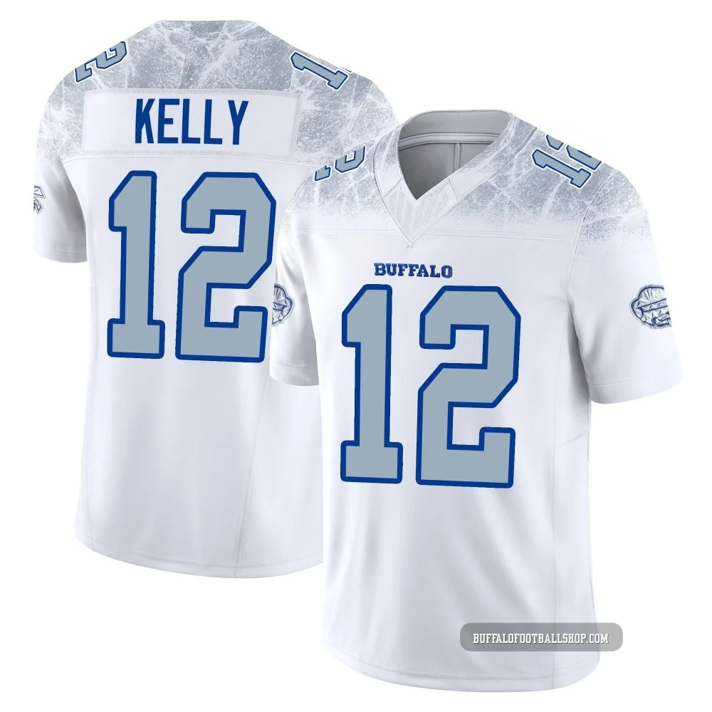 Jim Kelly ＃12 Buffalo Bills Limited White Men's 2025 Rivalries Collection Jersey