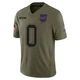 Jimmy Ciarlo ＃0 Buffalo Bills Limited Olive Men's 2025 Salute to Service Jersey