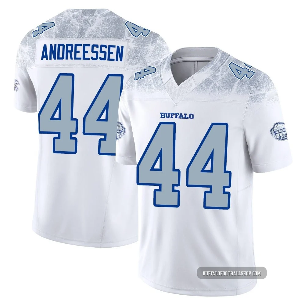 Joe Andreessen ＃44 Buffalo Bills Limited White Youth 2025 Rivalries Collection Jersey