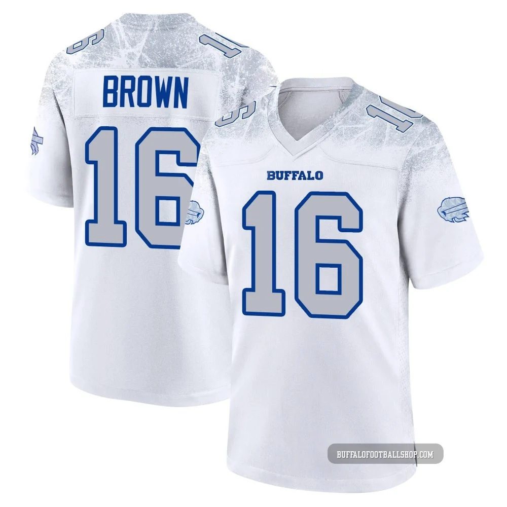 John Brown ＃16 Buffalo Bills Game White Youth 2025 Rivalries Collection Jersey