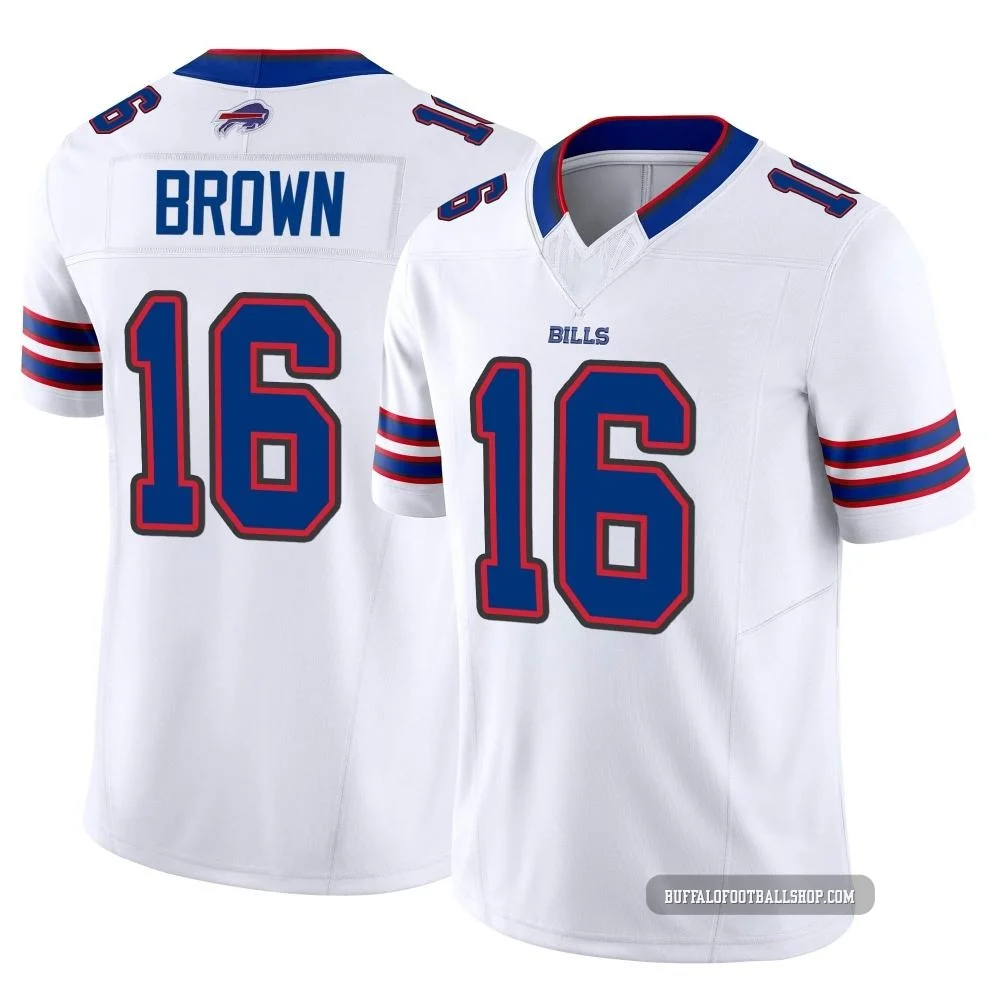 John Brown ＃16 Buffalo Bills Limited White Men's Vapor F.U.S.E. Jersey