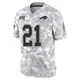 Jordan Poyer ＃21 Buffalo Bills Limited Arctic Camo Men's 2024 Salute to Service Jersey