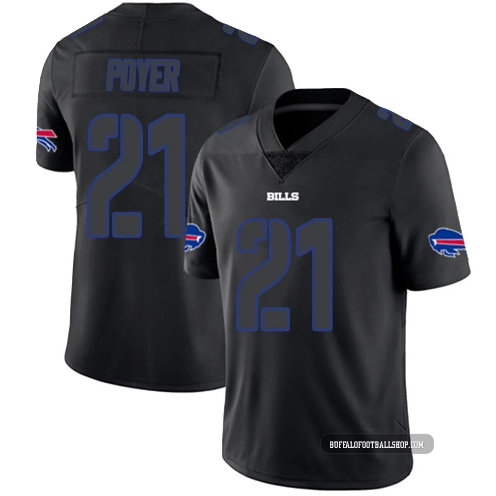 Jordan Poyer ＃21 Buffalo Bills Limited Black Impact Men's Jersey