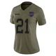 Jordan Poyer ＃21 Buffalo Bills Limited Olive Women's 2025 Salute to Service Jersey
