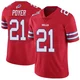Jordan Poyer ＃21 Buffalo Bills Limited Red Youth Color Rush Vapor Untouchable Jersey