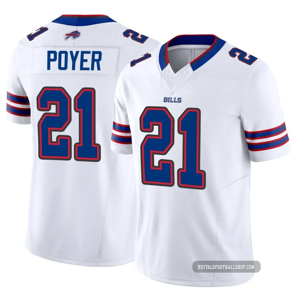 Jordan Poyer ＃21 Buffalo Bills Limited White Youth Vapor F.U.S.E. Jersey