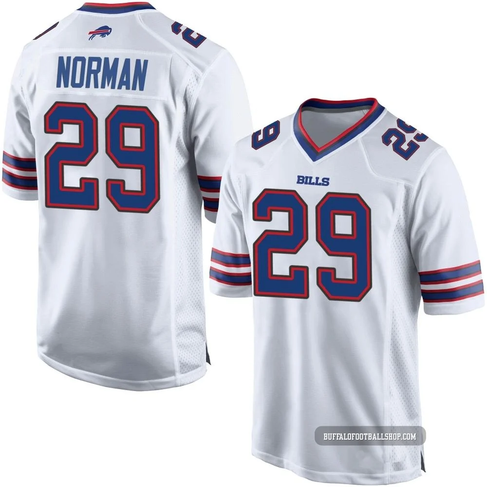 Josh Norman ＃29 Buffalo Bills Game White Youth Jersey