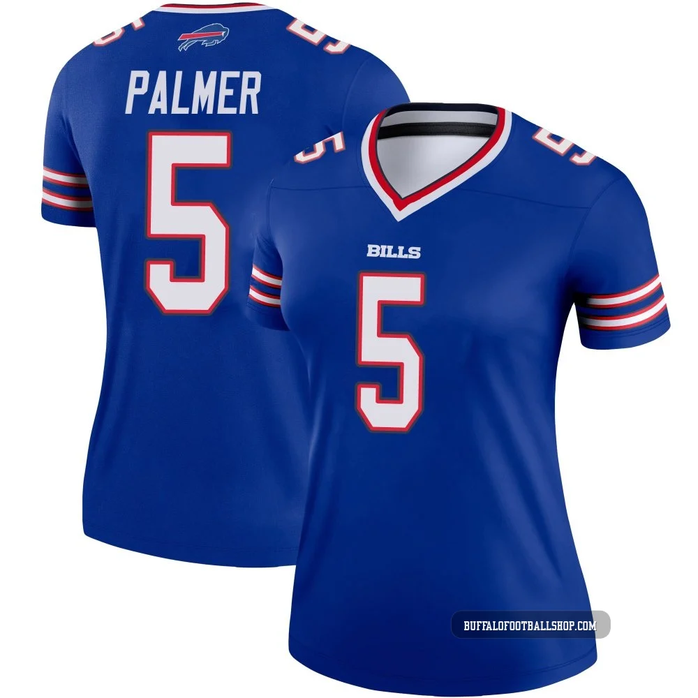 Joshua Palmer ＃5 Buffalo Bills Legend Royal Women's Jersey