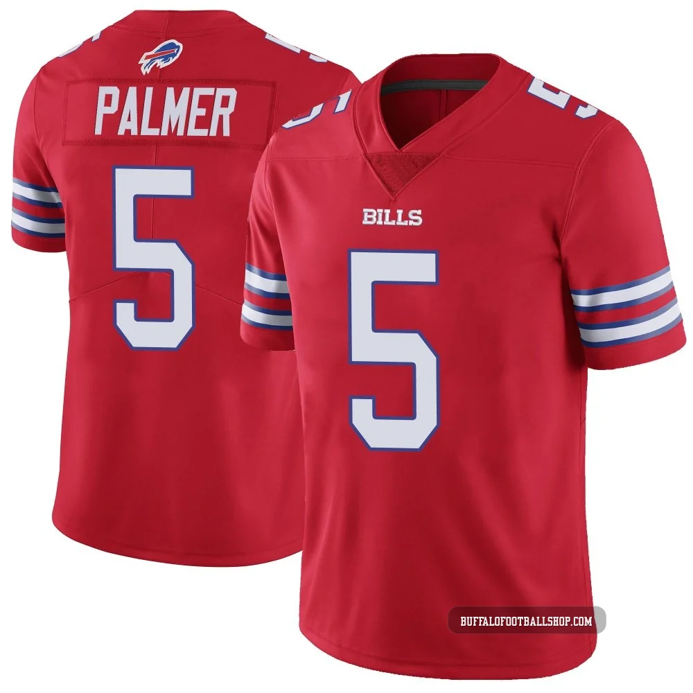 Joshua Palmer ＃5 Buffalo Bills Limited Red Youth Color Rush Vapor Untouchable Jersey