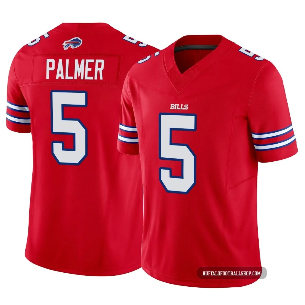 Joshua Palmer ＃5 Buffalo Bills Limited Red Youth Vapor F.U.S.E. Jersey
