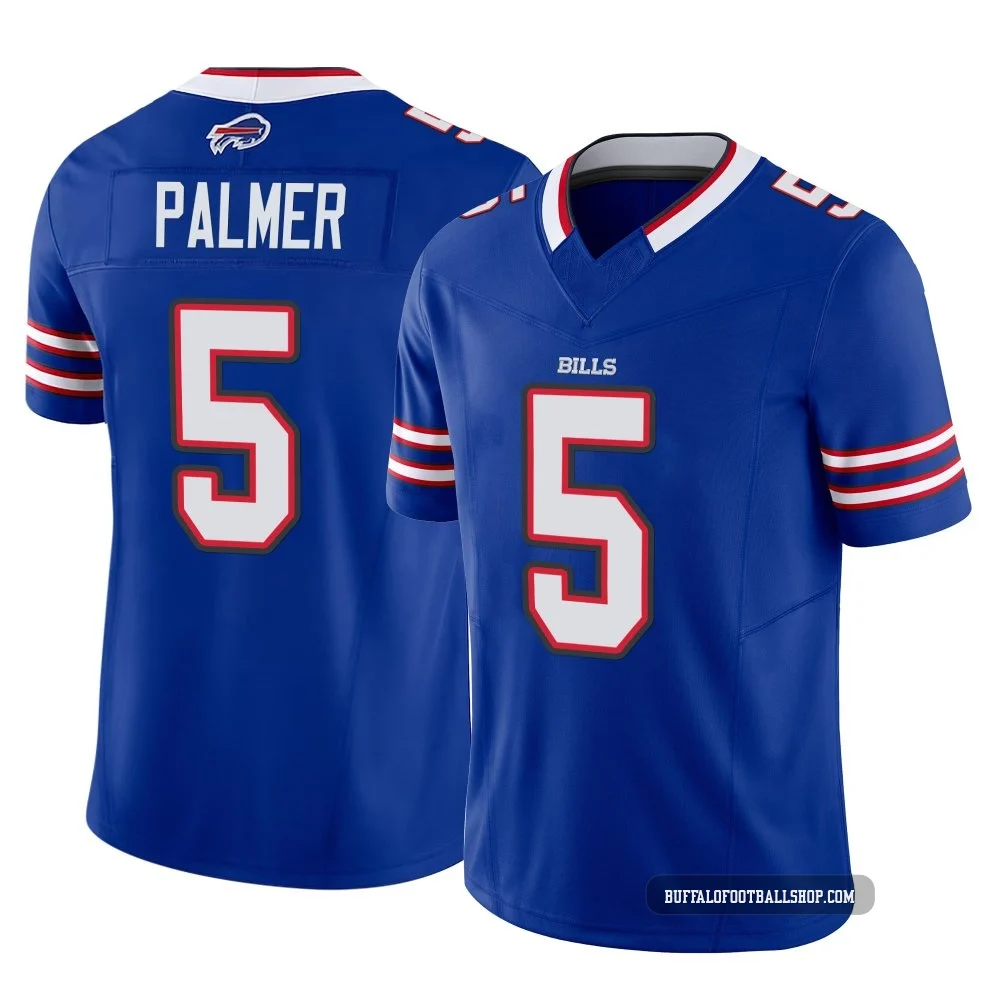 Joshua Palmer ＃5 Buffalo Bills Limited Royal Men's Vapor F.U.S.E. Jersey