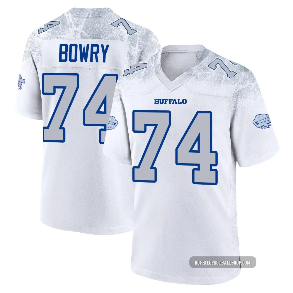 Jude Bowry ＃74 Buffalo Bills Game White Youth 2025 Rivalries Collection Jersey