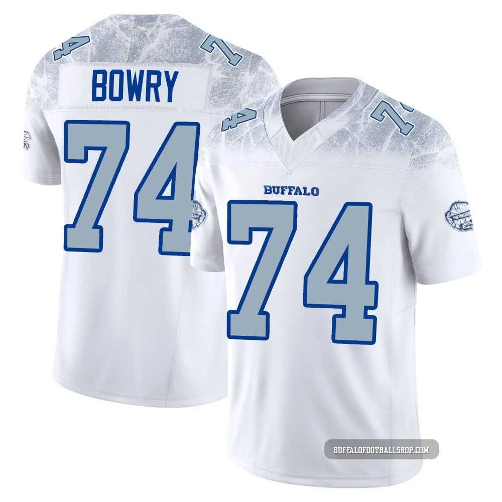 Jude Bowry ＃74 Buffalo Bills Limited White Youth 2025 Rivalries Collection Jersey