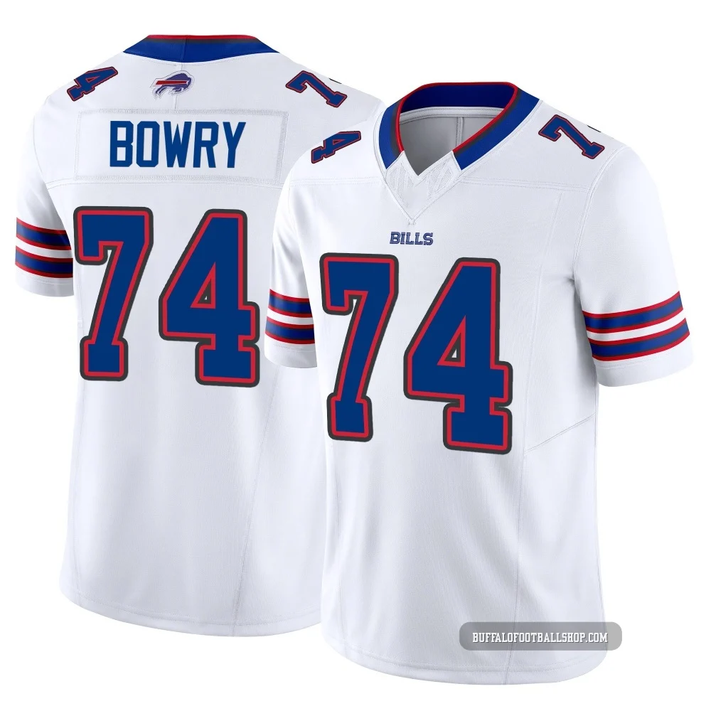 Jude Bowry ＃74 Buffalo Bills Limited White Youth Vapor F.U.S.E. Jersey