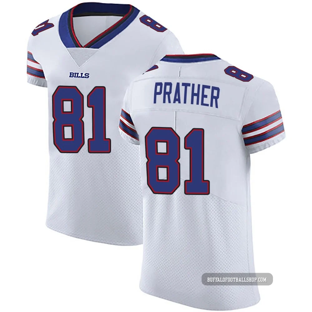 Kaden Prather ＃81 Buffalo Bills Elite White Men's Vapor Untouchable Jersey