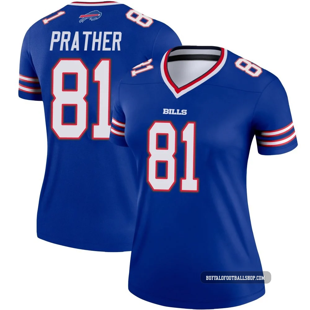 Kaden Prather ＃81 Buffalo Bills Legend Royal Women's Jersey