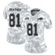 Kaden Prather ＃81 Buffalo Bills Limited Arctic Camo Women's 2024 Salute to Service Jersey