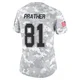 Kaden Prather ＃81 Buffalo Bills Limited Arctic Camo Women's 2024 Salute to Service Jersey