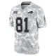 Kaden Prather ＃81 Buffalo Bills Limited Arctic Camo Youth 2024 Salute to Service Jersey