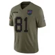 Kaden Prather ＃81 Buffalo Bills Limited Olive Men's 2025 Salute to Service Jersey