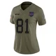 Kaden Prather ＃81 Buffalo Bills Limited Olive Women's 2025 Salute to Service Jersey