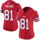 Kaden Prather ＃81 Buffalo Bills Limited Red Women's Color Rush Vapor Untouchable Jersey
