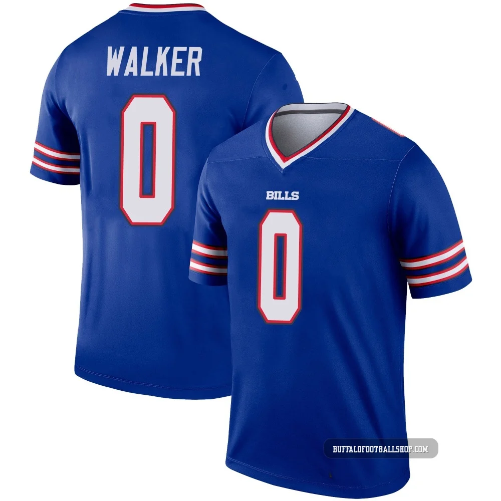 Kani Walker ＃0 Buffalo Bills Legend Royal Men's Jersey