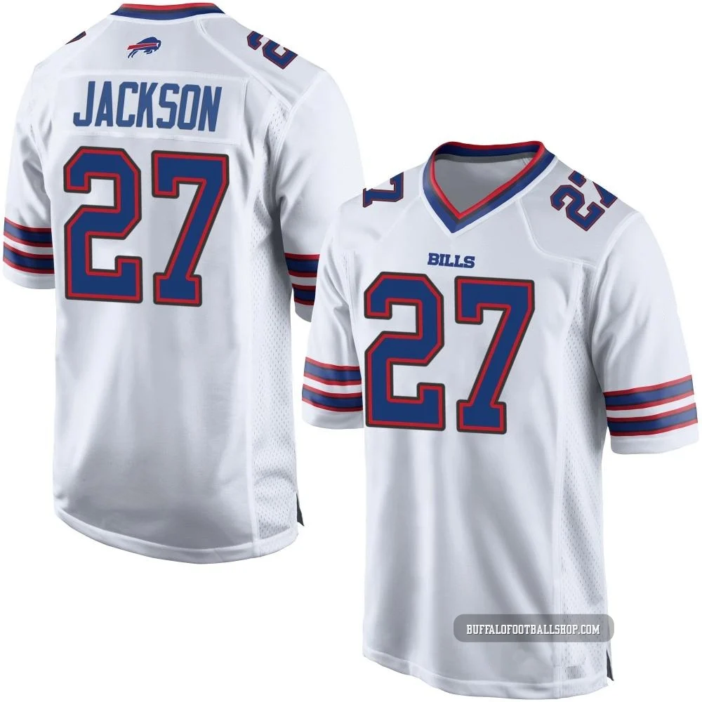Kareem Jackson ＃27 Buffalo Bills Game White Men's Jersey