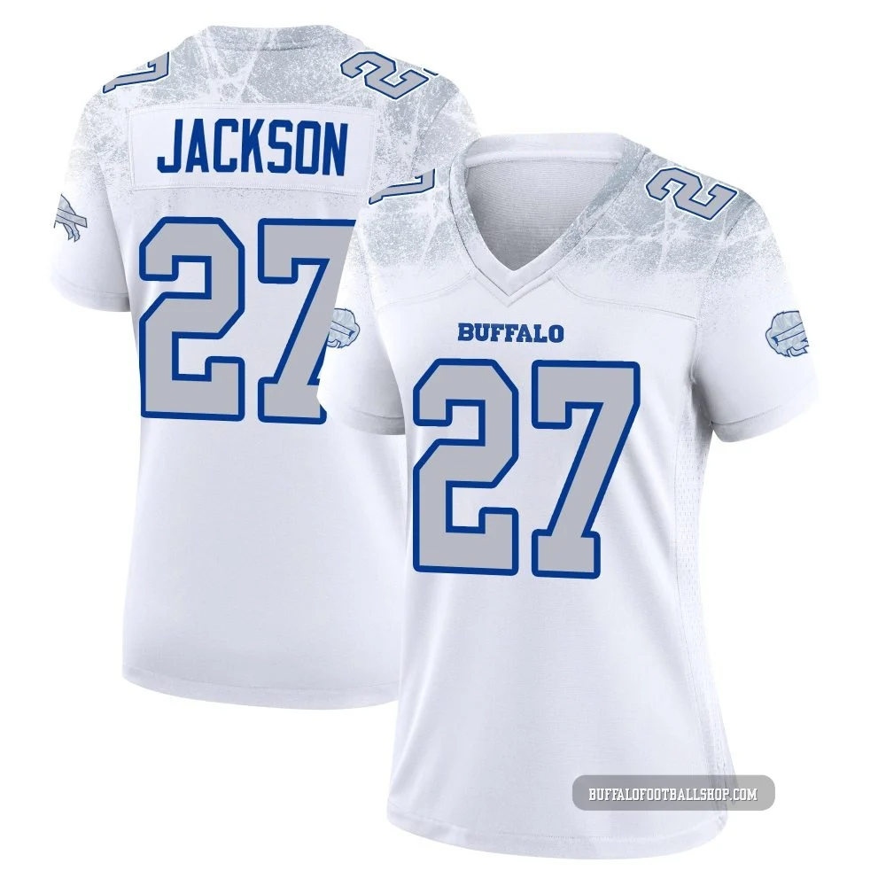 Kareem Jackson ＃27 Buffalo Bills Game White Women's 2025 Rivalries Collection Jersey