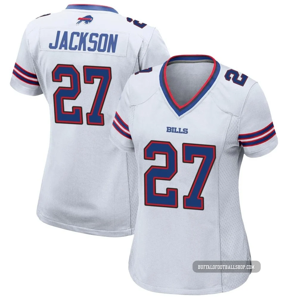 Kareem Jackson ＃27 Buffalo Bills Game White Women's Jersey