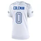 Keon Coleman ＃0 Buffalo Bills Game White Women's 2025 Rivalries Collection Jersey