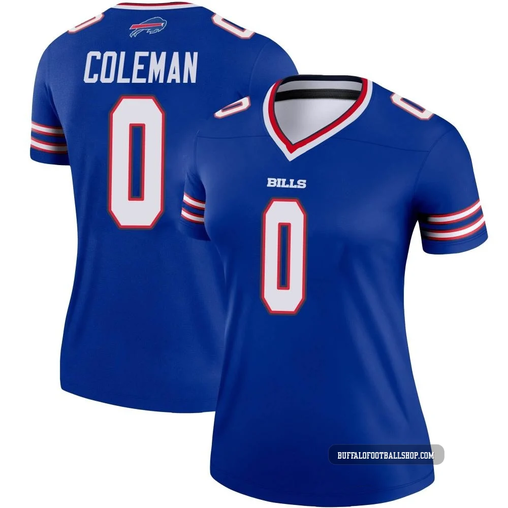 Keon Coleman ＃0 Buffalo Bills Legend Royal Women's Jersey
