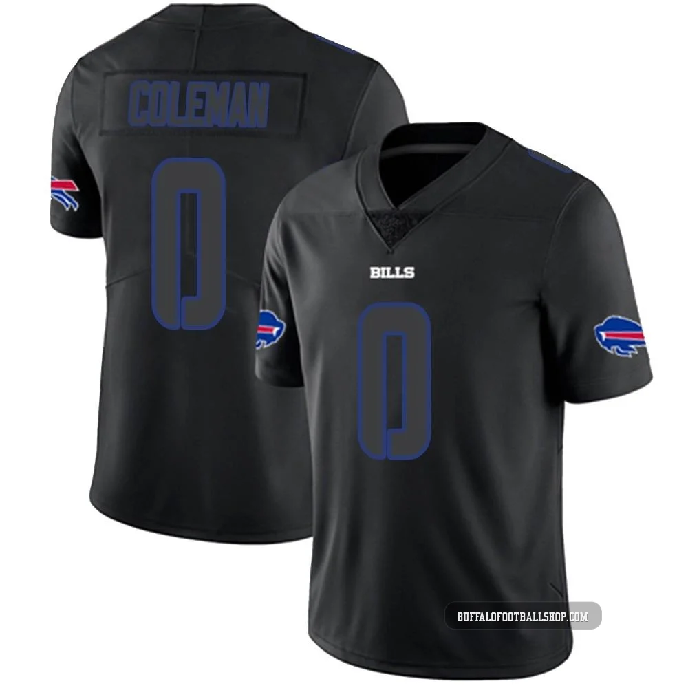 Keon Coleman ＃0 Buffalo Bills Limited Black Impact Youth Jersey