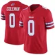 Keon Coleman ＃0 Buffalo Bills Limited Red Men's Color Rush Vapor Untouchable Jersey