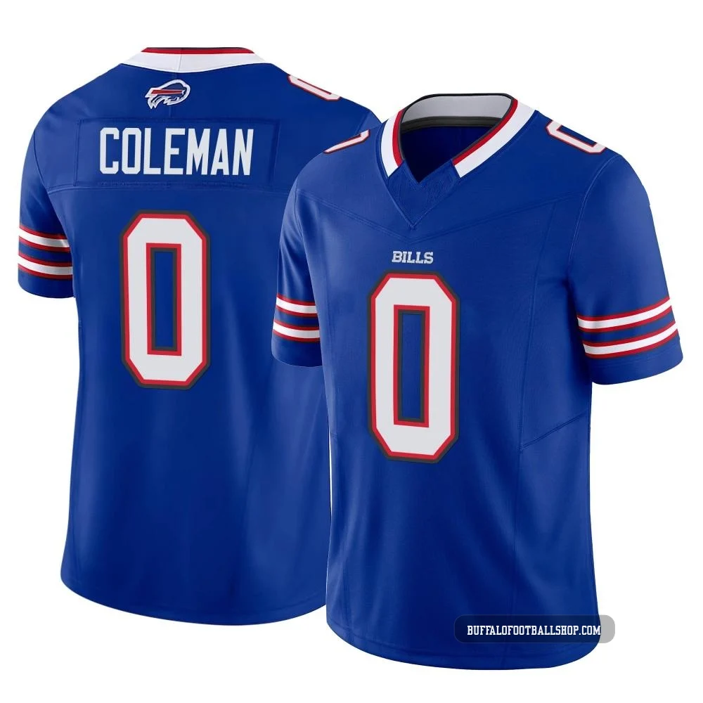 Keon Coleman ＃0 Buffalo Bills Limited Royal Men's Vapor F.U.S.E. Jersey