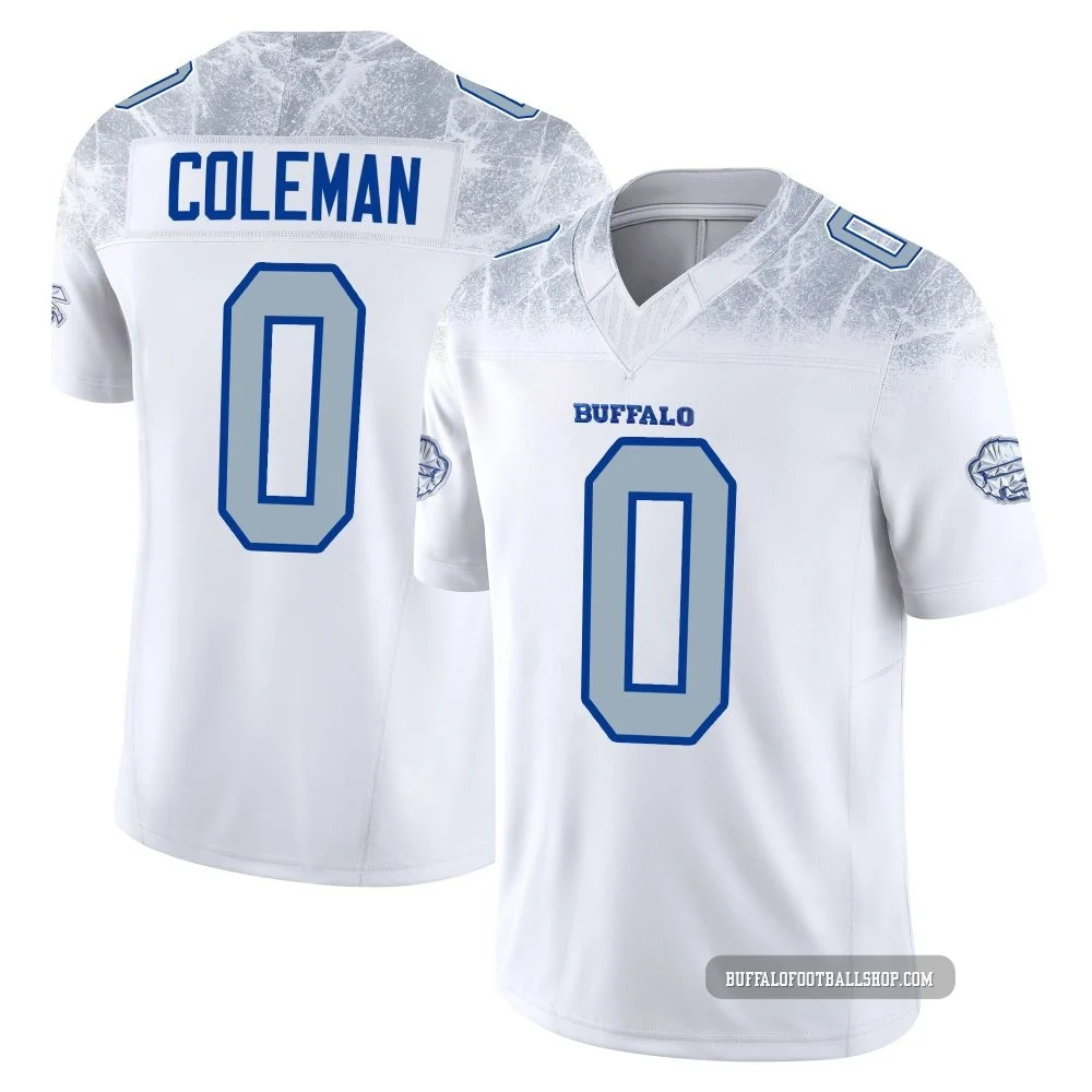 Keon Coleman ＃0 Buffalo Bills Limited White Men's 2025 Rivalries Collection Jersey