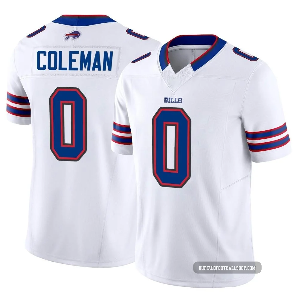 Keon Coleman ＃0 Buffalo Bills Limited White Youth Vapor F.U.S.E. Jersey