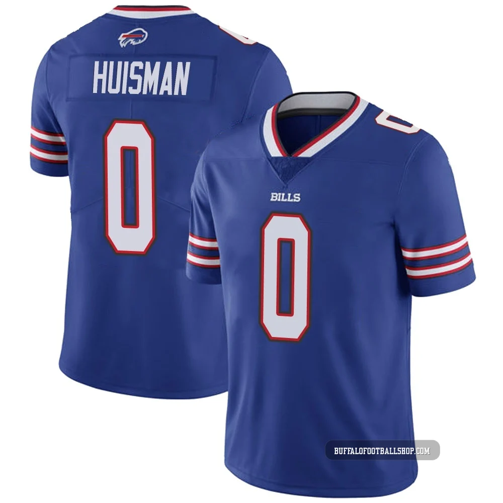 Kody Huisman ＃0 Buffalo Bills Limited Royal Men's Team Color Vapor Untouchable Jersey