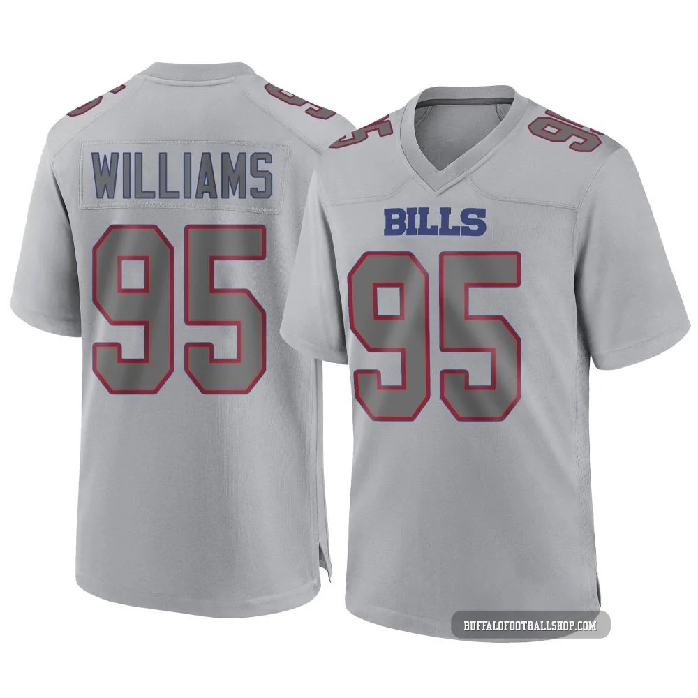 Kyle Williams ＃95 Buffalo Bills Game Gray Youth Atmosphere Fashion Jersey