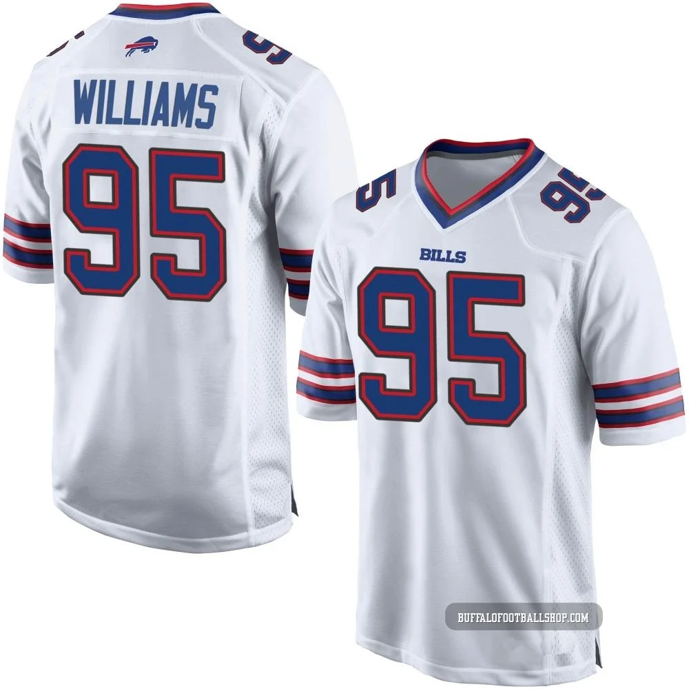 Kyle Williams ＃95 Buffalo Bills Game White Youth Jersey