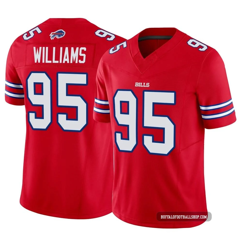 Kyle Williams ＃95 Buffalo Bills Limited Red Men's Vapor F.U.S.E. Jersey