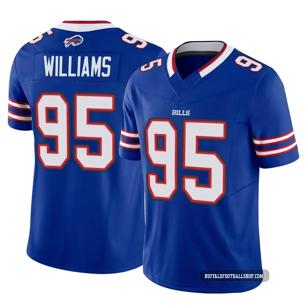 Kyle Williams ＃95 Buffalo Bills Limited Royal Youth Vapor F.U.S.E. Jersey