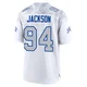Landon Jackson ＃94 Buffalo Bills Game White Men's 2025 Rivalries Collection Jersey