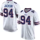Landon Jackson ＃94 Buffalo Bills Game White Men's Jersey