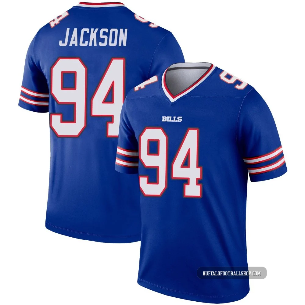Landon Jackson ＃94 Buffalo Bills Legend Royal Youth Jersey