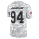Landon Jackson ＃94 Buffalo Bills Limited Arctic Camo Youth 2024 Salute to Service Jersey