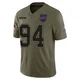 Landon Jackson ＃94 Buffalo Bills Limited Olive Men's 2025 Salute to Service Jersey