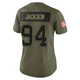 Landon Jackson ＃94 Buffalo Bills Limited Olive Women's 2025 Salute to Service Jersey